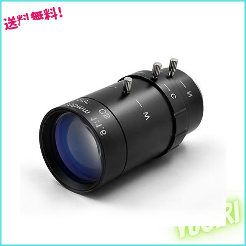 Hilitand ビデオカメラ用レンズ 5-100mm 1.3MP HDズームレンズ マ マニュアル アイリス ズーム式 CW-VM05100-1