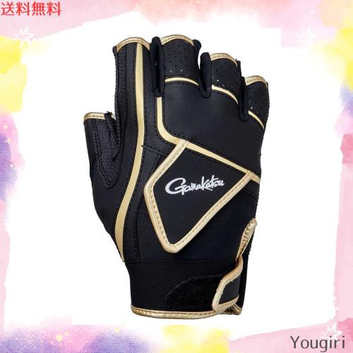 Gamakatsu(がまかつ) CORDURAトーナメントグローブ5本切 GM7293 ブラック/ゴールド Mの通販は