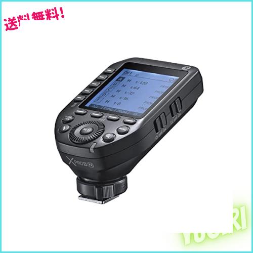 Godox XPROII-N 2.4G ワイヤレス フラッシュ トリガー トランスミッター TTL オートフラッシュ 1/8000s HSS 大型 LCD スクリーン 32 チャの通販は