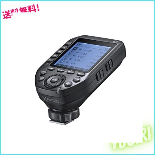 Godox XPROII-O 2.4G ワイヤレス フラッシュ トリガー トランスミッター TTL オートフラッシュ 1/8000s HSS 大型 LCD スクリーン 32 チャの通販は