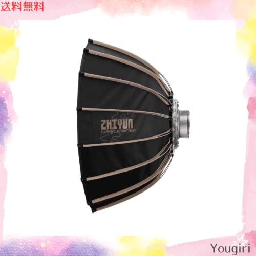 ZHIYUN 60CM ソフトボックス Bowensマウントライト用 折り畳み式 ポートレート 室内撮影 撮影補助器材 照明・撮影ライト 写真のポートレの通販は
