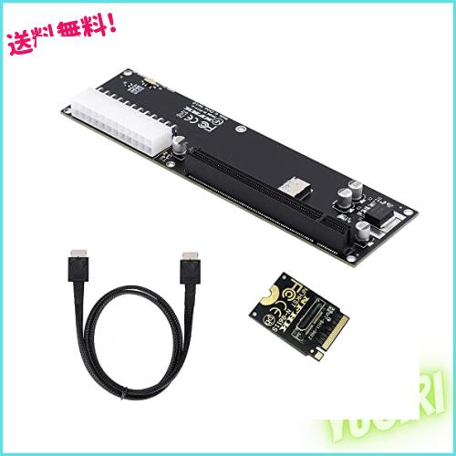NFHK PCI-E 3.0 M.2 M-key to Oculink SFF-8612 SFF-8611 Host Adapter for GPD WIN Max2 External Graphics Card ＆ SSD