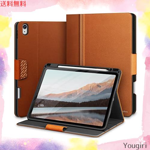KingBlanc iPad Air 第5世代 2022・第4世代 2020 10.9インチ ケース 手帳型 ペンホルダー付き ペンシル収納可能 オートスリープ・スタンの通販は