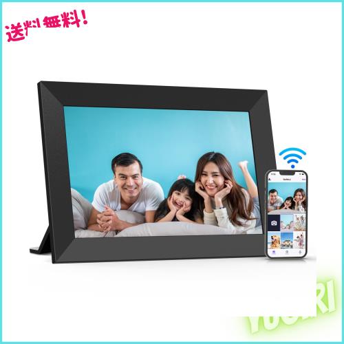 FANGOR デジタルフォトフレーム Wi-Fi 10.1インチ 1280*800解像度 32GB内蔵 SDカード拡張可 写真/動画/天気予報 スライドショー 誕生日