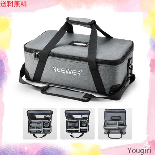 NEEWER キャリングバッグ 可動式フォームパッド入りコンパートメント付き NEEWER スタジオライト Vision 4 ML300 CB60 CB60B RGB CB60用