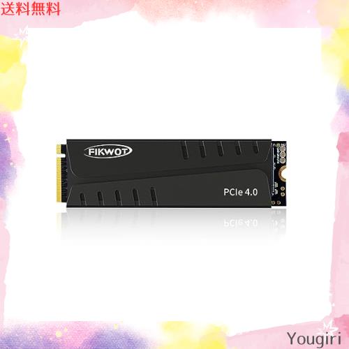 Fikwot FN970 SSD 1TB M.2 2280 PCIe Gen4 x4 NVMe 1.4 3D NAND TLC 内蔵 SSD ヒートシンク付き PS5動作確認済み R:7400MB/s W:5400MB/s の通販は