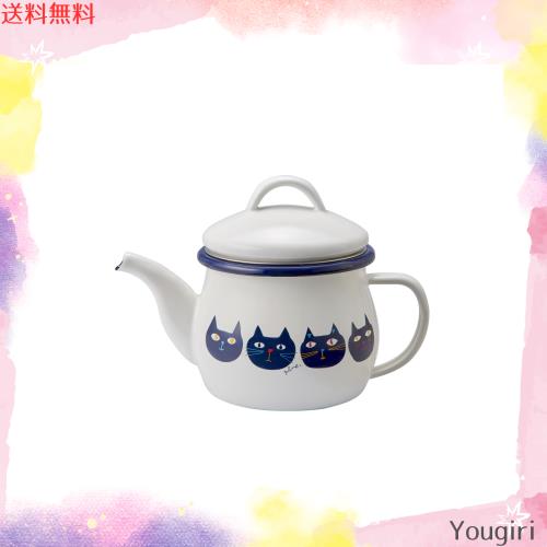 豊琺瑯 Plune. プルーン ホーローティーポット・こしアミ付 「ミミココモモ」 【PTP-602】 ガス火対応の通販は