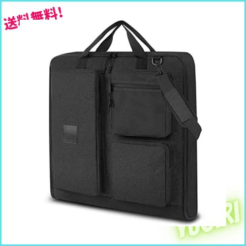 [OPOALO] ガーメントバッグ メンズ シューズ収納 キャリーオン機能 2way 手提げ 斜め掛け スーツバッグ 7ポケット 軽量 多機能 通勤 ビジ