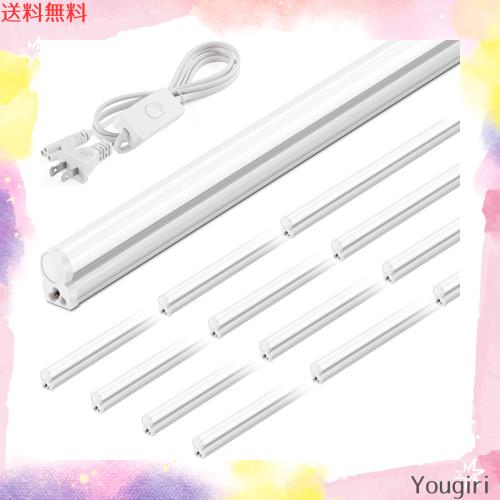 Barrina LED螢光灯 40形 物の具一体型, 120糎 6500K 昼光色 2200ルーメン 20W ともし火物の具, 耐高温 led螢光灯, T5 LED直管螢光灯 工業プラント御勤め灯/上昇限度/キ