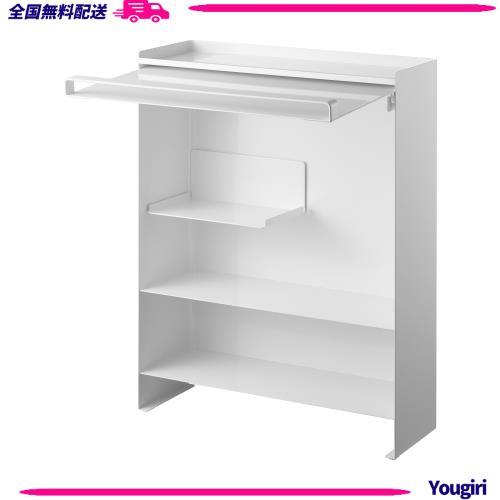 前が開く 隠せる 調味料ラック ホワイト 約W38×D16.3×H49.2cm Amazon｜【 完成品 】 前が開く 隠せる 調味料ラック ホワイト