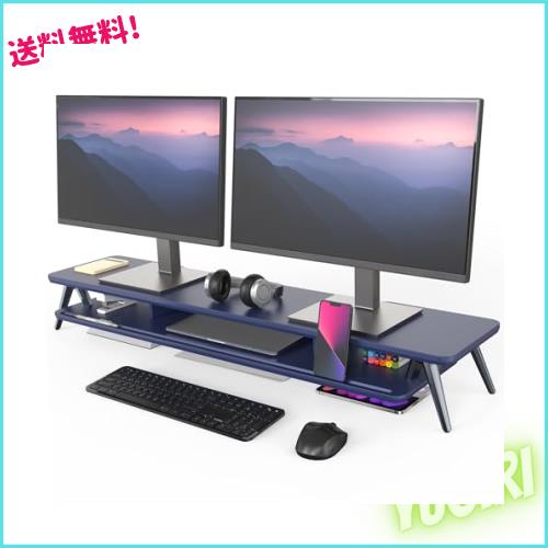 Fengeモニター台 卓上 机上台パソコン台 机上ラック 横幅108cm Amazon.co.jp: Fenge モニター台 卓上 机上台パソコン台 机上