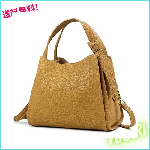 [Kyoei-Tech] ハンドバッグ レディース 高級本革 ショルダーバッグ レザーバッグ フォーマルバッグ 肩掛け 斜め掛け シルクスカーフ付き