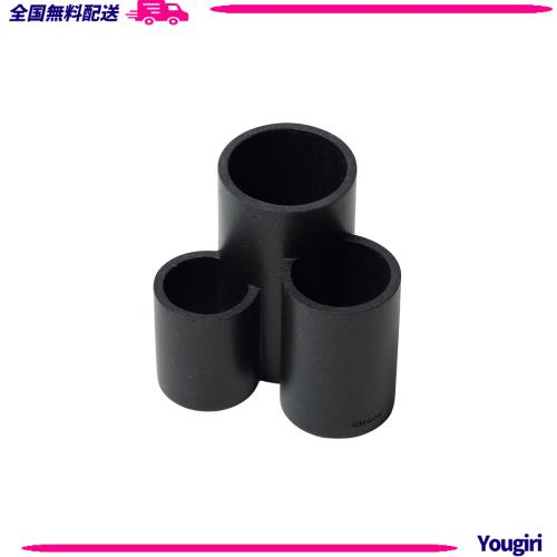 ideaco (イデアコ) 水切り カトラリー ツール スタンド 幅13.8？奥行13.1？高さ14cm Kitchen Drainers Sculpture Tool D stone sand black