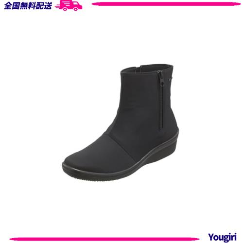 [パンジー] 4811 レインステップ 生活防水シューズ ブーツ レディース 3E ファスナー 23.0cm ブラックの通販は 5,474円