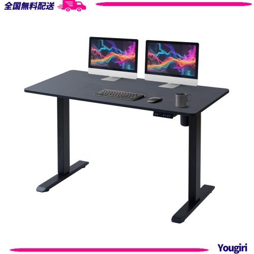 山善 昇降デスク 電動 昇降式デスク スタンディングデスク 上下昇降 pc オフィスデスク テレワーク メモリー機能 衝突検知 USBポート付きの通販は 40,000円
