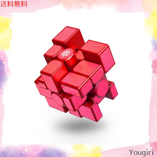 GAN ミラーキューブ M 赤い UV, 公式 磁石 Mirror - レッド ミラーM ガンキューブ 3x3x3 磁石内蔵 回しやすい マジックキューブの通販は 6,149円