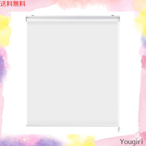 Hong pu TAO ロールスクリーン チェーン式 遮光 遮熱 防寒 目隠し UVカット ロールカーテン キッチン リピング 取り付け簡単 シンプル 幅の通販は 5,292円