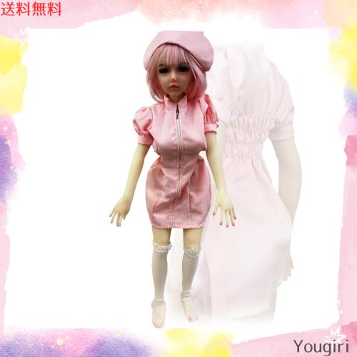 xinXbabe 人形ドール ナース服 ドール80cm 1/2サイズドール衣装 ニーハイ丈ストッキング付きセット 人形服セット