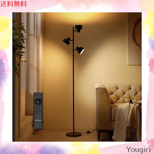 Joyly Home LEDフロアスタンドライト 高輝度・省エネ| 調光・調色・タイマー機能付き | リモコン ＆ タッチコントロール | 目に優しい・眩