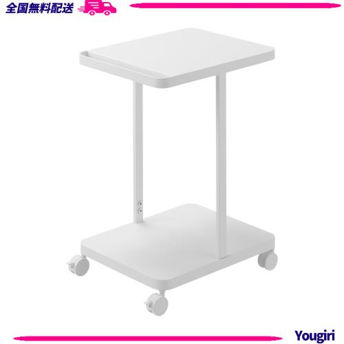 山崎実業(Yamazaki) ランドセル収納ラック キャスター付き ２段 ホワイト 約W26×D32×H45cm(キャスター含む) タワー tower ランドセルラ