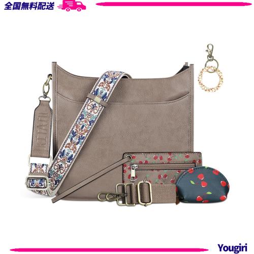 [K I T A T U] 昇級版 ショルダーバッグ レディース 斜め掛け Lサイズ　レディースバッグ トートバッグ 大容量 軽量 調節可能 柔らか素材の通販は 6,925円