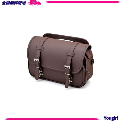 [Henly Begins] バイク用 サイドバッグ 9L DHS-53 ブラウン