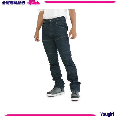 [KOMINE] バイク用 WJ-936R エニグマライトプロテクトサーマルジーンズ Denim Indigo XL/34 07-936 Denim