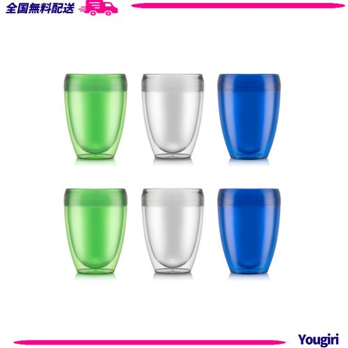 BODUM ボダム グラス コップ タンブラー PAVINA OUTDOOR パヴィーナアウトドア プラスチック ダブルウォールタンブラー 350ml 6個セット の通販は 6,833円