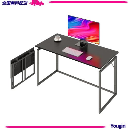 alawooder 折りたたみテーブル コンパクト デスク 完成品【組み立てあ簡単 】 耐荷重60kg 省スペース僅か6cmの薄さ オフィスワークテーブの通販は 10,740円