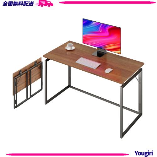 alawooder 折りたたみテーブル コンパクト デスク 完成品【組み立てあ簡単 】 耐荷重60kg 省スペース僅か6cmの薄さ オフィスワークテーブの通販は