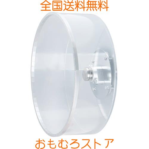 EnergyPower 直径30センチ 大型回し車 足が引っかからない安全で清潔な透明アクリル製 フェレット・モルモット・チンチラ・デグー・プレの通販は
