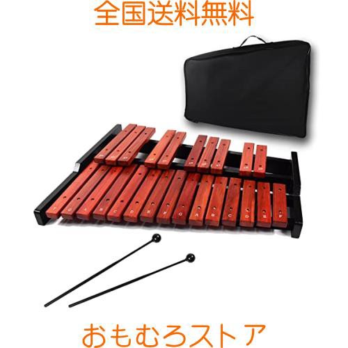 Enhong 25音 木琴 卓上木琴 パーカッション 2本マレット付き (25音 本体)の通販は