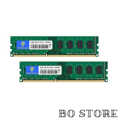 PC3L-12800U DDR3L 1600MHz DIMM 4GB×2枚 240Pin デスクトップPC用