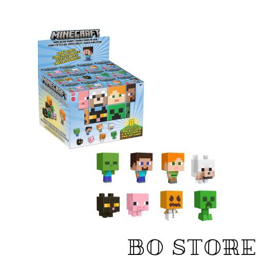マインクラフト(MINECRAFT) モブヘッド ミニフィギュア ミニアソート A 【フィギュア36体入り Box販売】 【6才~】 986A-HDV64