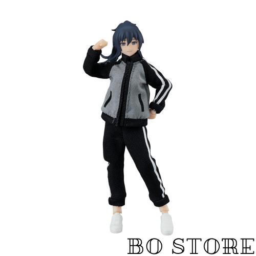 figma Styles 女性body[マコト]with ジャージ セットアップ+ジャージスカートコーデ ノンスケール 布＆プラスチック製 塗装済み可動フィギ