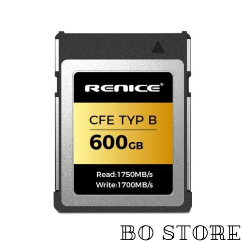 RENICE CFexpress Type B メモリーカード 600GB pSLCシリーズ 持続読み出し速度1750MB/s 持続書き込み速度1700MB/s 未加工 8K、12Kビデオの通販は