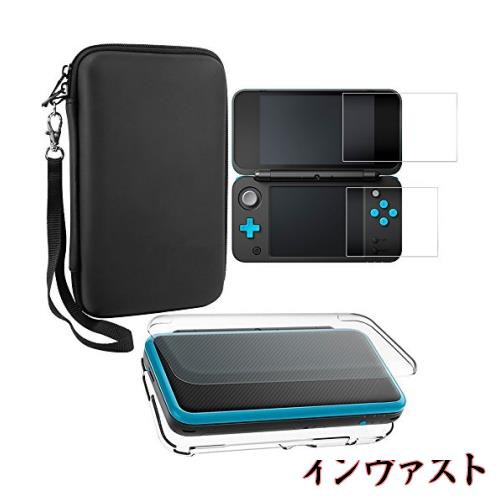 Nintendo New 2D LL 用 保護ケース + ニンテンドー 2DSLL用 保護 ...