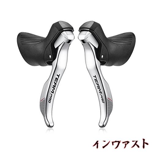 SENSAH 銀 STIレバー 自転車左右変速機・シフター ? シフトレバー2X7s/2X8S/2X10 / 2X9S/2X11s (TEAM PRO ?色(2x11))の通販は