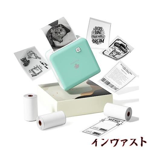 Phomemo M02 Pro 300DPI ミニプリンター モバイルプリンター サーマル ...