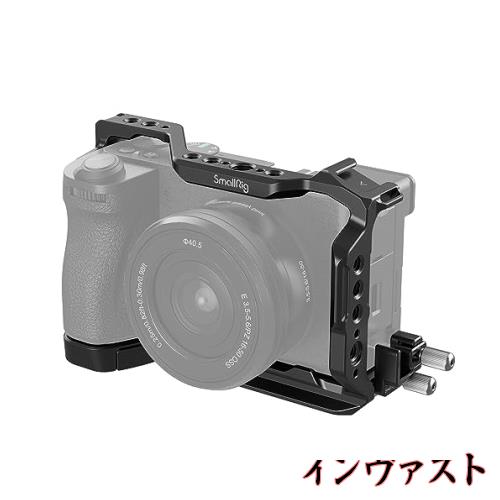 SmallRig ケージキット Sony Alpha 6700用 カメラ用アクセサリキット HDMI 用ケーブルクランプ付き アルカタイプ用クイックリリースプレの通販は