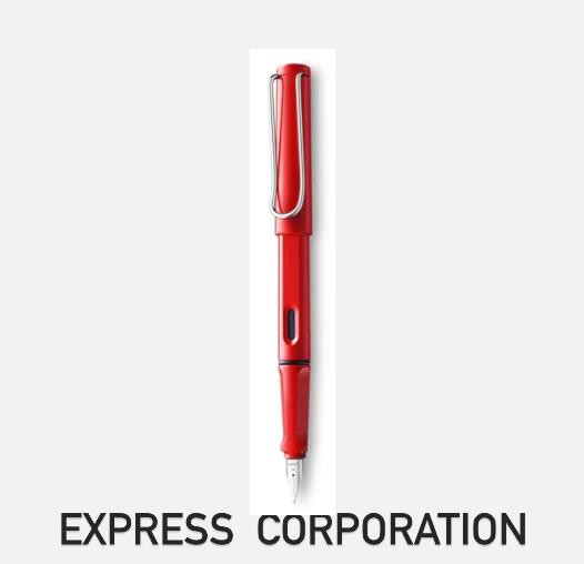 LAMY ラミー 万年筆 ペン先EF(極細字) サファリ レッド L16-EF 両用式