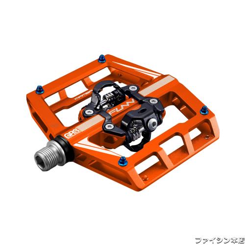 Funn(ファン) マンバ(Mamba) クリップレス ペダル セト、スプリングメカニズム、両面クリート、SPD対応、ビンディングペダル、マウンテンの通販は