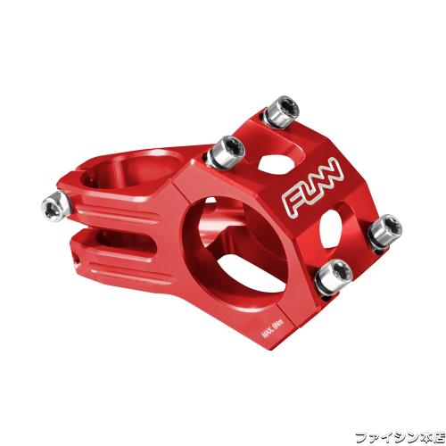 Funn(ファン) ファンドゥロ（Funnduro）ステム, クランプ直径：31.8mm、自転車、マウンテンバイク に適用、耐久、軽量（長さ：60mm, レッの通販は 7,874円