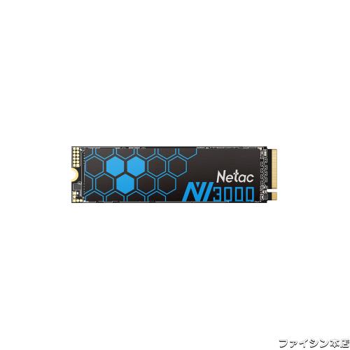 Netac M.2 SSD 1TB PCIe Gen3.0x4 NVME1.4 放熱シート付き最大3,300MB/秒 （ 3D Nand採用 ） SSD デスクトップ - NV3000 内蔵型SSD 静音の通販は