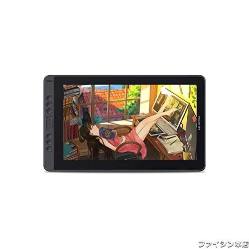 HUION 液タブ Kamvas 13 初めての液晶ペンタブレット スマホで使える 充電不要ペンPW517 8192レベル筆圧感度 傾き検知機能 ショートカッの通販は 38,800円