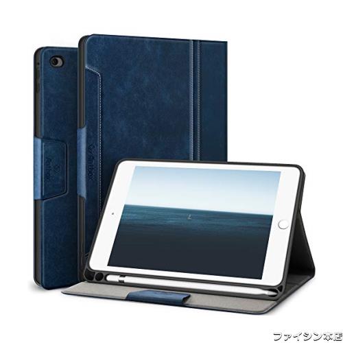 Antbox iPad Mini 5/4 ケース ペン収納 高級PUレザー 7.9インチタブレットケースカバー オートスリープ＆スタンド機能付き 全面保護 防衝の通販は 5,060円