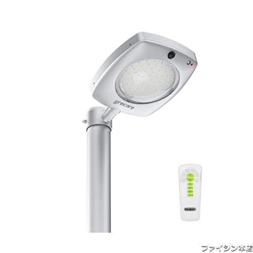 街路灯 ソーラー LEDソーラーライト 18w 約3000lm 100W水銀灯相当 太陽発電 夜間自動点灯 人感センサー IP65防水 耐塩形 配線工事不要 エの通販は