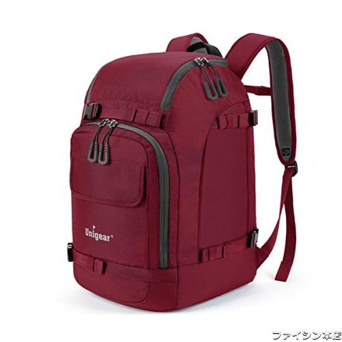 Unigear スノーボード バックパック スキー ブーツバッグ 大型 スキーヘルメット バッグ 大容量 50L 3色 (レッド)の通販は 5,951円