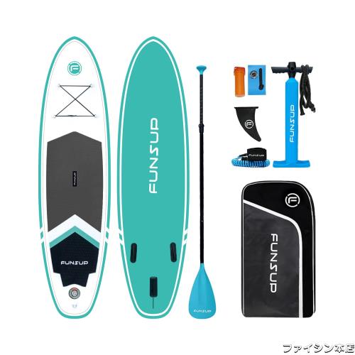Funny Y1 インフレータブルサーフボード SUPボード パドルボード | レーシング ＆ 旅行iSUP | ミントグリーンの通販は