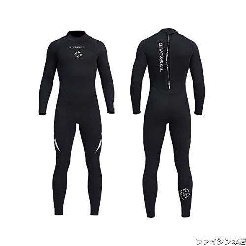 Owntop ウェットスーツ フルスーツ メンズ 3mm ストレッチ ネオプレン素材 日焼け止め UVカット 保温 ワンピース ダイビング サーフィン の通販は
